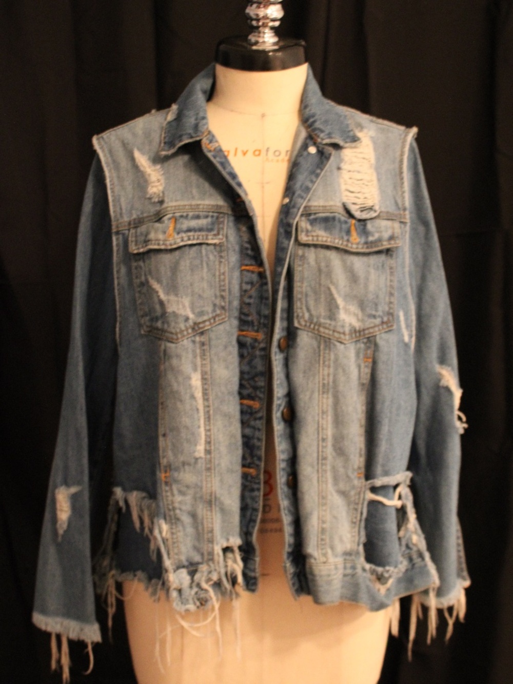 Zara Denim Jacket is very Edgy